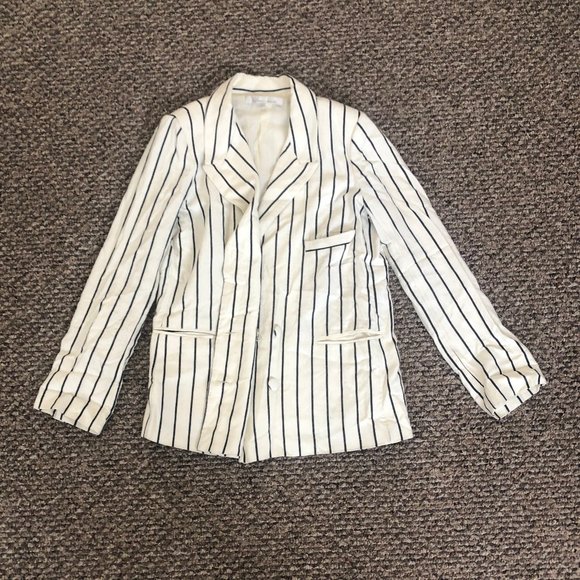 Lovers + Friends Fanning Blazer in Ivory & Black - Picture 4 of 5